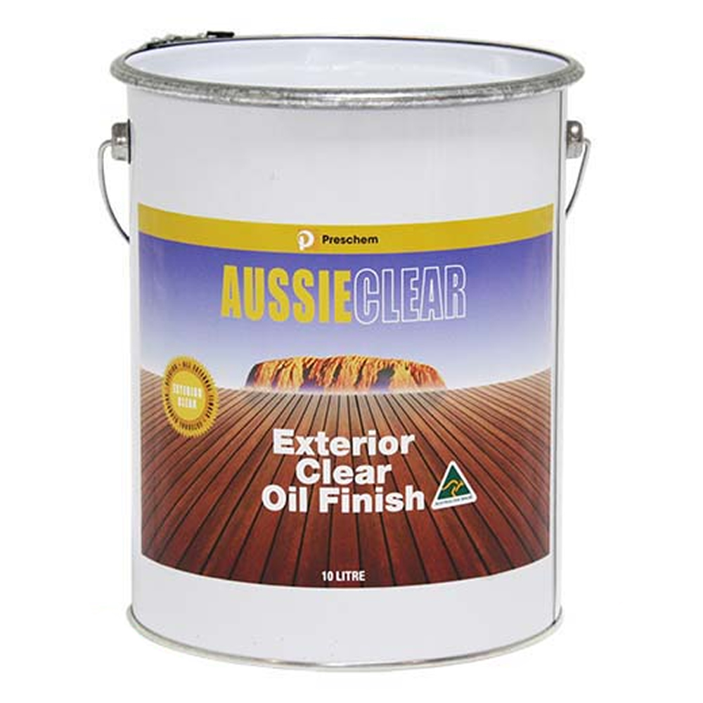 (image for) Aussie Clear Exterior Deck Oil Finish 10 Litre